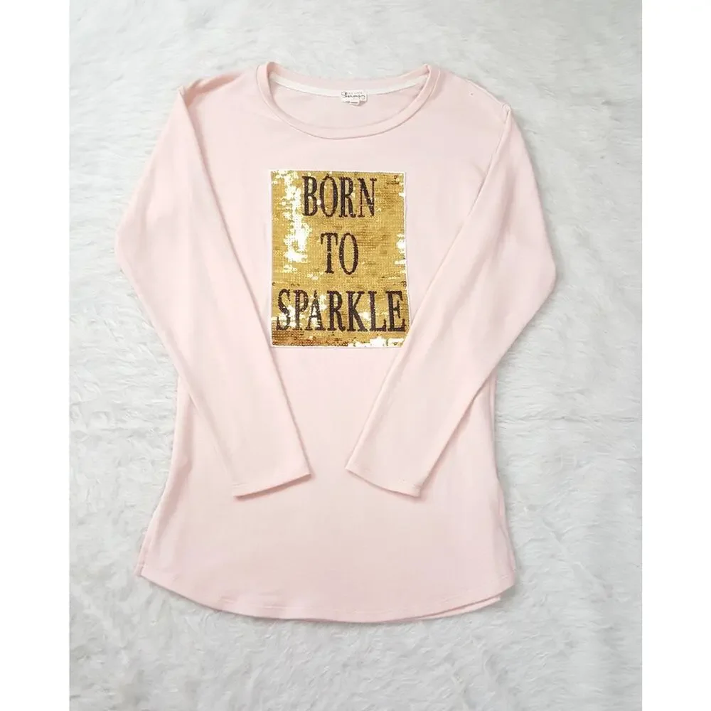 Ten Sixty Sherman Girls Born To Sparkle Sequin Tunic XL